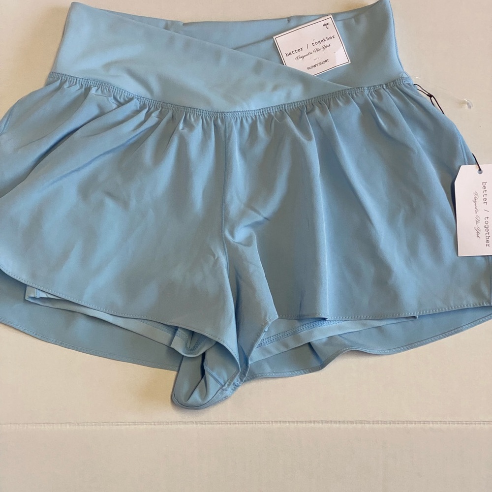 Better together Blue Women's Shorts Sz L